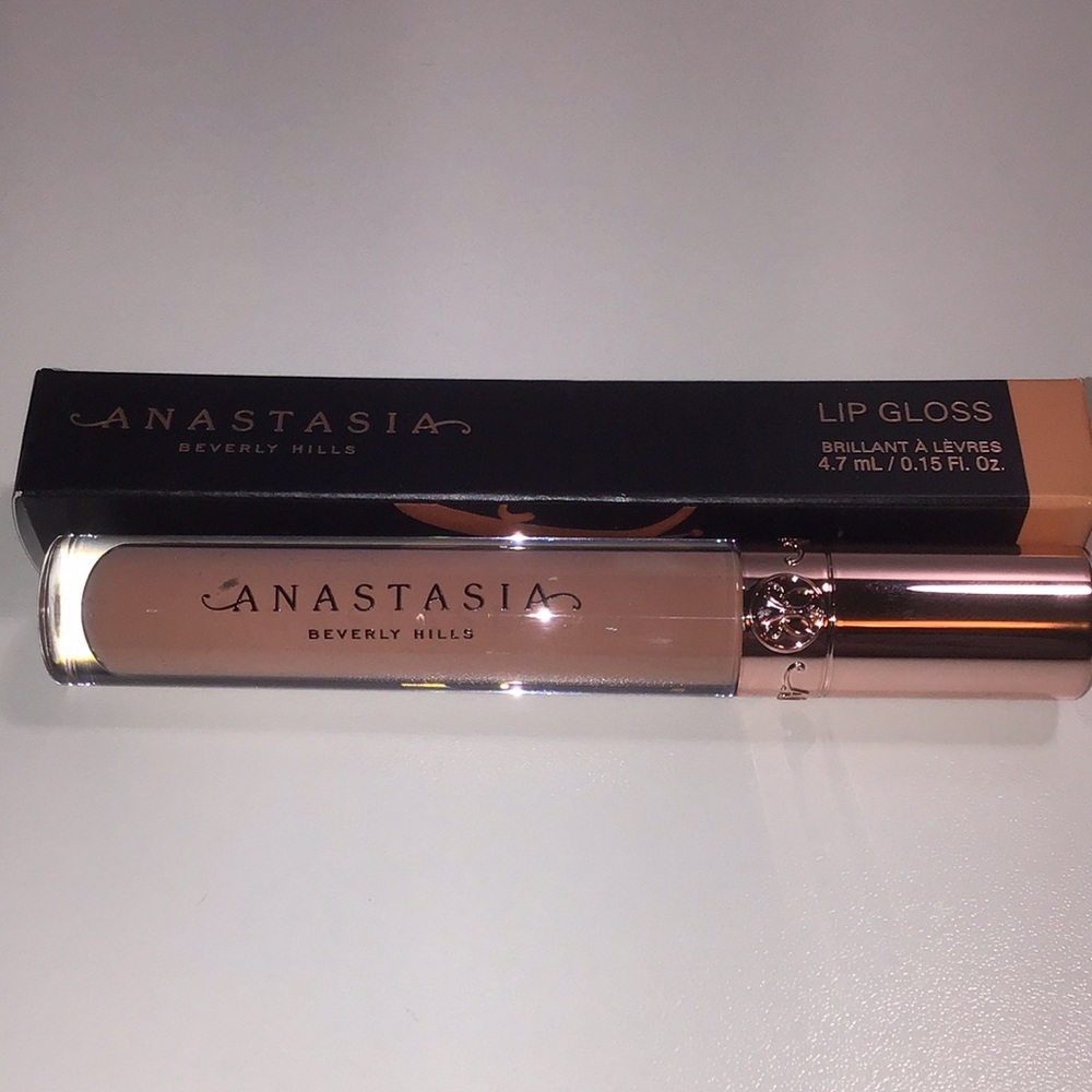 Anastasia Beverly Hills peachy nude lip gloss NEW in box